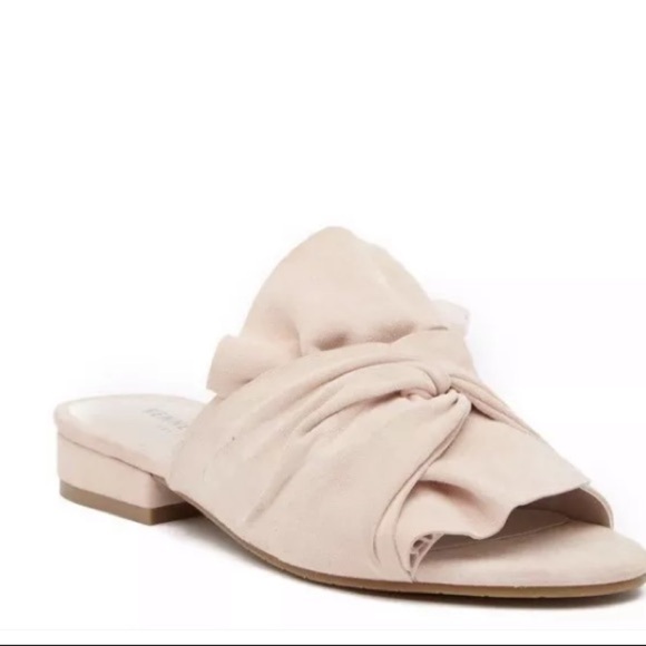Kenneth Cole New York Violet Mule Flats, Rose - Picture 1 of 3